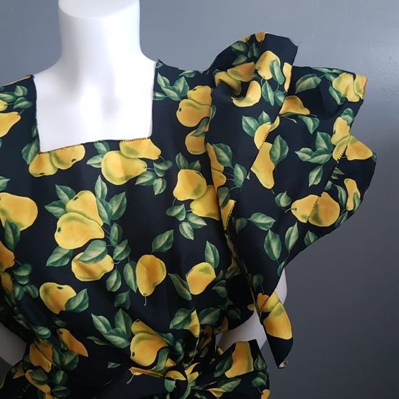 Eleanor Geraldine - 🍐 Pear Print Mini Dress 🍐 - Picture 6 of 12